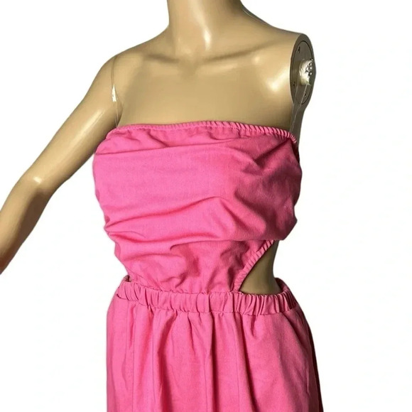 Pink Diamond strapless dress NWT sz 6. Pink Brynlee cut out,fairy,Y2K,coquette - Picture 5 of 11